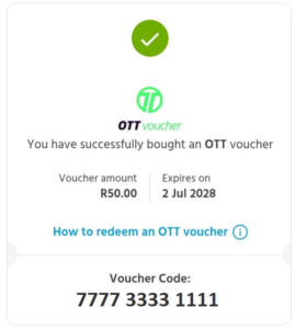 OTT Voucher